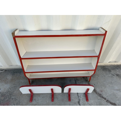 382 - Kitchen Counter Top Shelve Unit Together with 2 Matching Wall Shelves