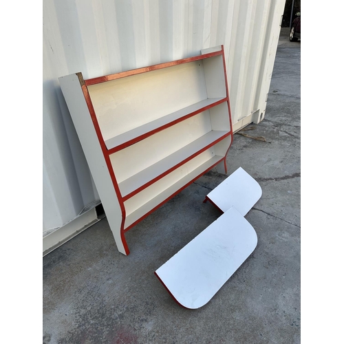 382 - Kitchen Counter Top Shelve Unit Together with 2 Matching Wall Shelves