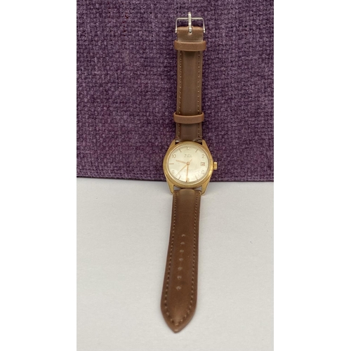 208 - Vintage 1950's/1960's Mudu Swiss Made Gold Plated Watch