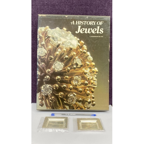 209 - 'J. Anderson' Black 'History of Jewels' in Hardcover Slip Case, Orbis Publishing London together wit... 