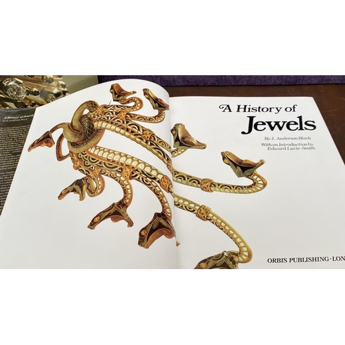 209 - 'J. Anderson' Black 'History of Jewels' in Hardcover Slip Case, Orbis Publishing London together wit... 