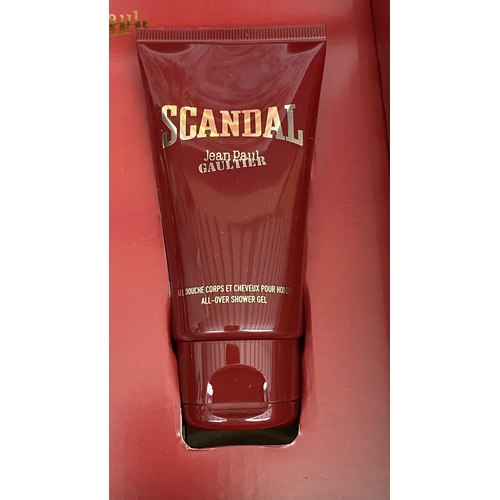 9 - Scandal Jean Paul Gaultier Men's Set, 100ml Eau de Toilette Spray, 75ml Shower Gel