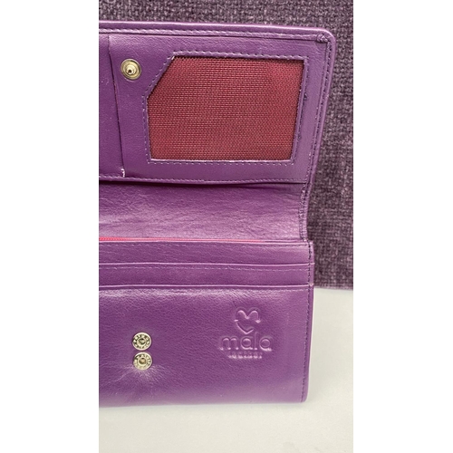 183 - Mala Purple Leather Best Friend Scottie Purse (Unused) - Taken Back on 30/11/2024