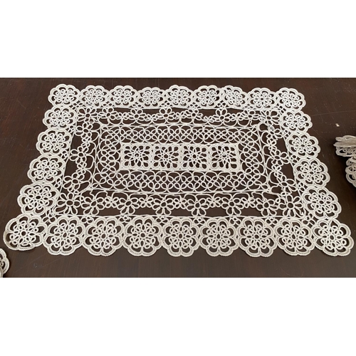 188 - Large Qty of Ecru Lace Placemats, Coasters, Table Protectors  and Other (Unused) - Taken Back on 27/... 