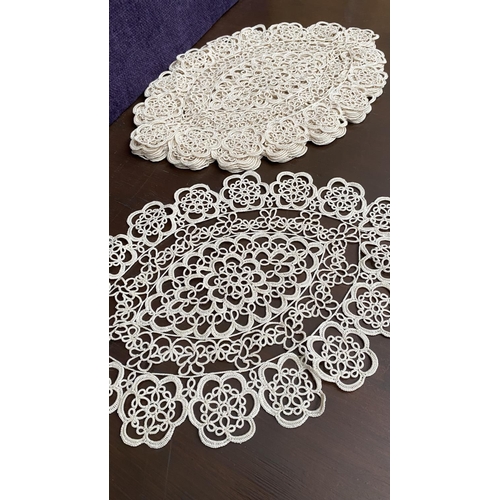 188 - Large Qty of Ecru Lace Placemats, Coasters, Table Protectors  and Other (Unused) - Taken Back on 27/... 