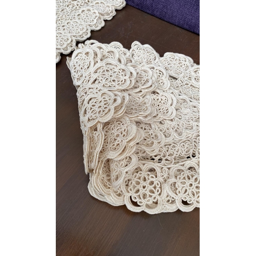 188 - Large Qty of Ecru Lace Placemats, Coasters, Table Protectors  and Other (Unused) - Taken Back on 27/... 