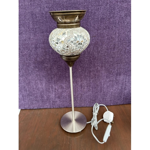 469 - Moroccan Hand Made Side Lamp (46cm H. - In Working Order)