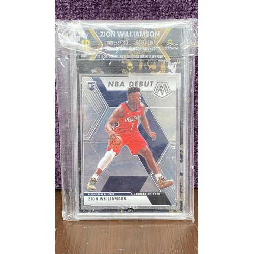 20B - Zion Williamson Rookie (RC) Panini Mosaic NBA Debut REC 10 Jewel