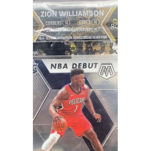 20B - Zion Williamson Rookie (RC) Panini Mosaic NBA Debut REC 10 Jewel