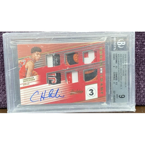 20C - 2018-19 Absolute Chandler Hutchinson Six Swatch Patch Auto /10