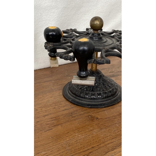 50A - Vintage Cast Iron Ink Stamp Holder