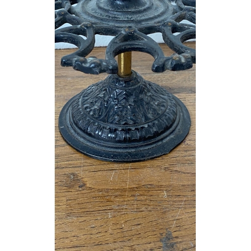 50A - Vintage Cast Iron Ink Stamp Holder