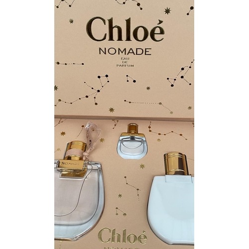 6 - Chloe Nomade Eau de Parfum Set to Include 75ml Eau de Parfum ,100ml Body Lotion and a mini 5ml Parfu... 