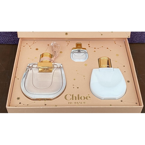 6 - Chloe Nomade Eau de Parfum Set to Include 75ml Eau de Parfum ,100ml Body Lotion and a mini 5ml Parfu... 