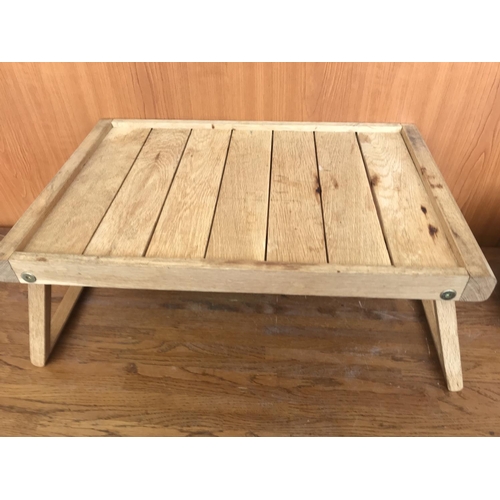 622 - Wooden Folding Bed Tray