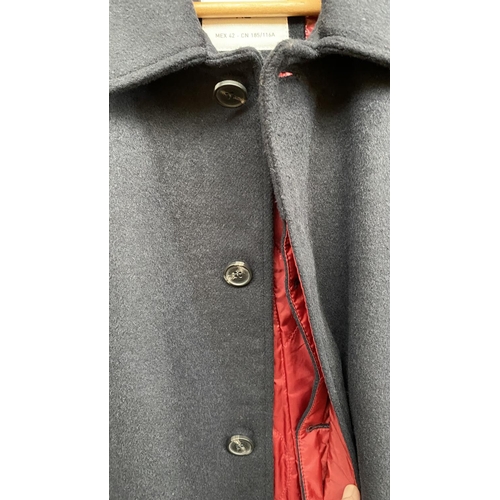 49 - Springfield Classic Winter Overcoat with Red Padded Lining Size XL