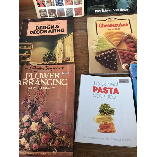 709 - Collection of 12 Cooking & Gardening/Decorating Books