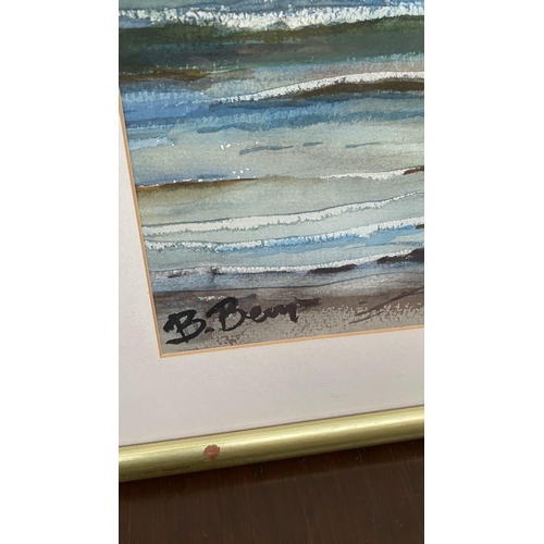 330 - Watercolor Seascape Painting Signed 'B. Berry' (86 x 66cm)