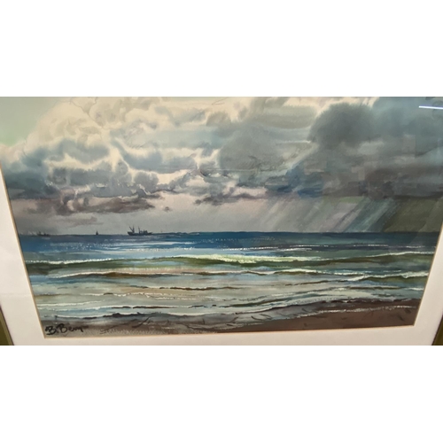 330 - Watercolor Seascape Painting Signed 'B. Berry' (86 x 66cm)