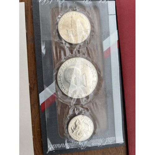 161 - United States 1776-1996 Bicentennial Silver Uncirculated Coins (3 Sets of 3)