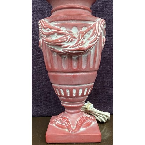 69 - Large Ceramic Neoclassical Style Table Lamp (46cm H.)