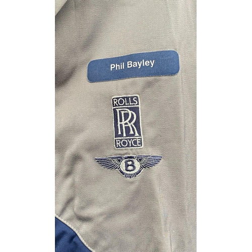 166 - Rolle-Royce Bentley Vintage 1990's Crewe Factory Foreman Specialists Work Coat Size S (A/F - Right E... 