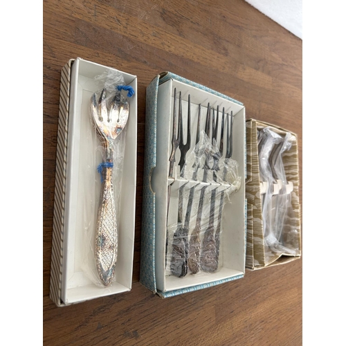 178 - Collection of Vintage Silver Plated Dessert Cutlery