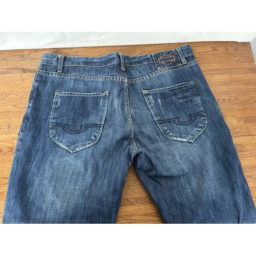 301 - Harley Davidson Denim Blue Jeans Size 38 (Unused)