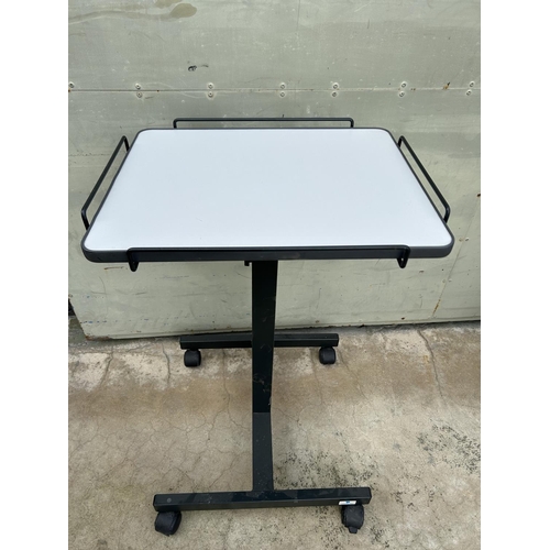 61 - Metal Wheeled Presentation/Projection Trolley Table