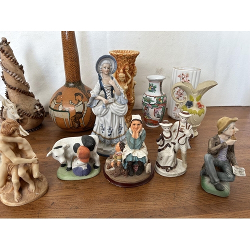 325 - Large Collection of Figurines, Vases and Other Ornaments