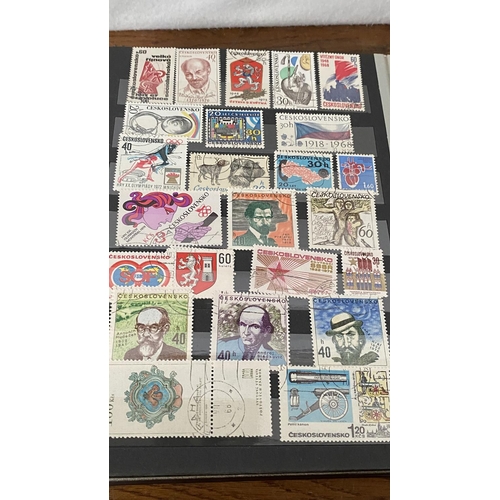 57 - Album of Vintage USSR, Czechoslovakian Stamps