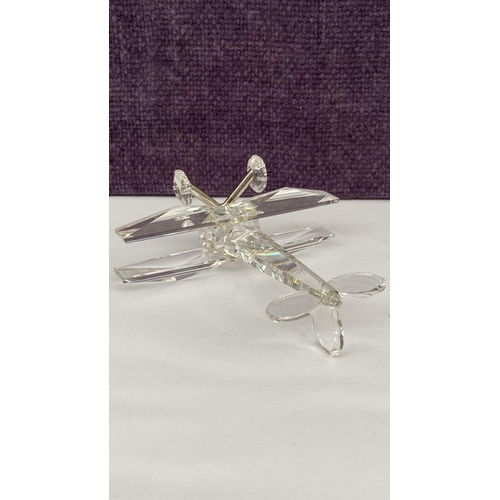 83 - ASFOUR Diamond Crystal PbO 30% Airplane Ornament (476)