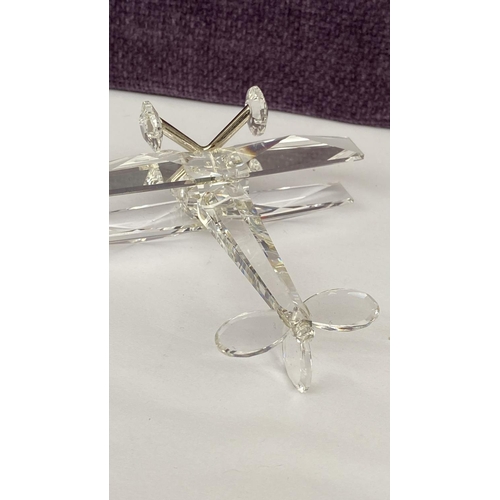 83 - ASFOUR Diamond Crystal PbO 30% Airplane Ornament (476)