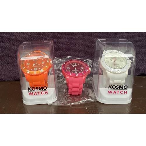 261 - x3 Kosmo Unisex Sport Watches (Unused)