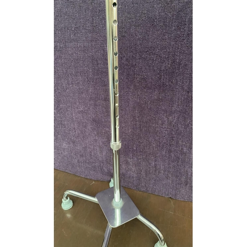 34 - Four Leg Quadripod Height Adjustable Walking Stick with Lightweight Aluminium Pipe