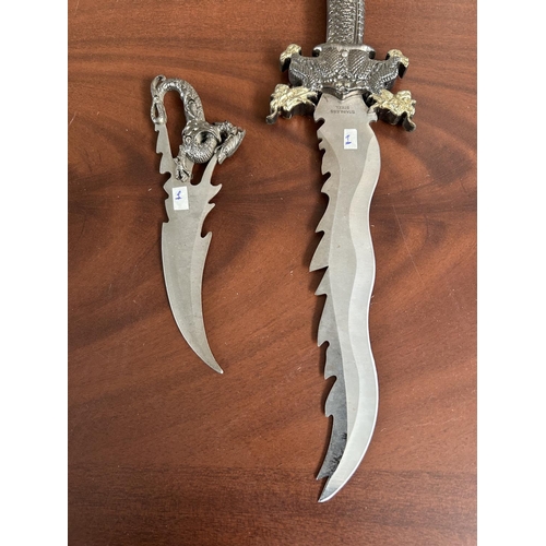 171 - Big Stainless Steel Dagger/Sword and Another Small