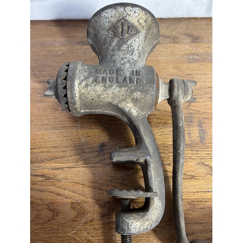 94 - Antique SIF Meat Grinder Made in England