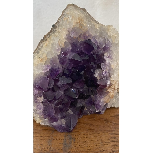 17 - Deep Purple Project Amethyst Crystal Cluster Geode Spiritual Healing Rock (690gr)