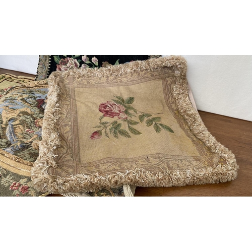 2 - x9 French Country Style Home Decor Tapestry Pillow Covers (Unused)