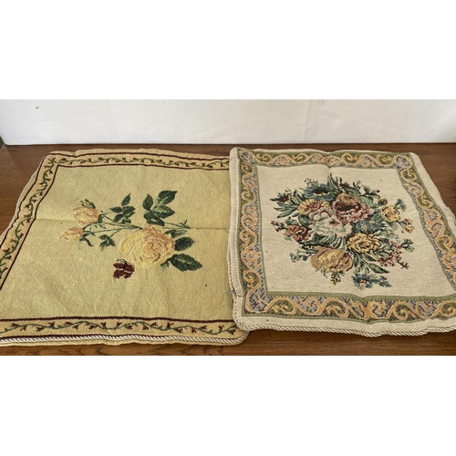 2 - x9 French Country Style Home Decor Tapestry Pillow Covers (Unused)