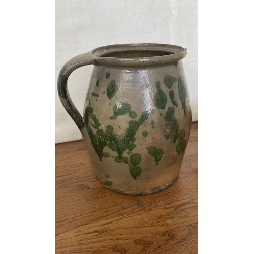 265 - x2 Vintage Cyprus Pottery Jugs (x1 A/F - See Pictures) - Taken Back on 18/1/2025