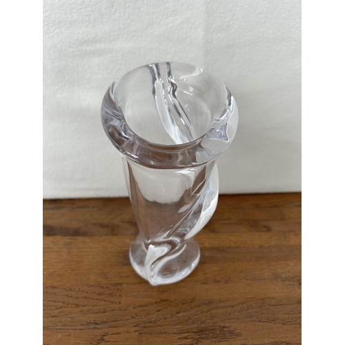 103 - Designer Heavy Glass Vase