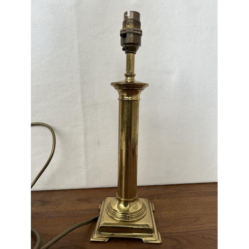 270 - Vintage Brass Table Lamp