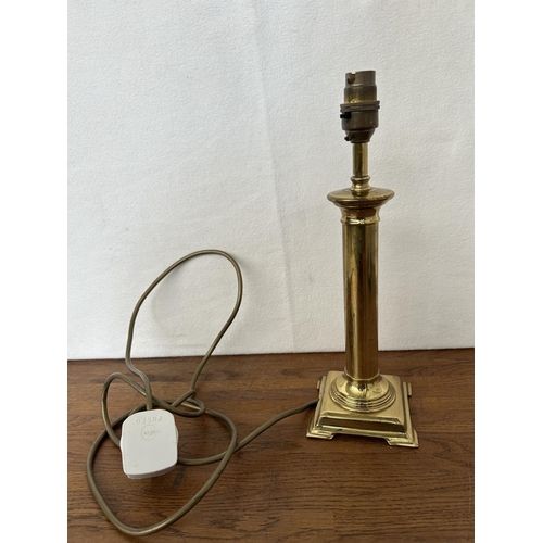 270 - Vintage Brass Table Lamp