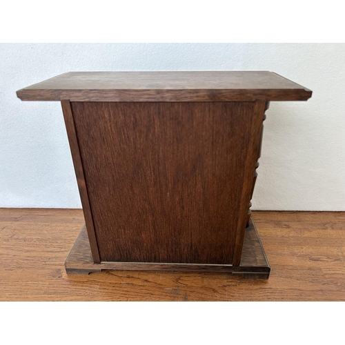 8 - Vintage Japanese Table Top Mini Bar with Sliding Doors