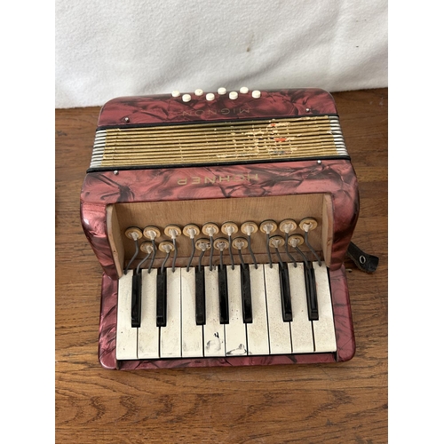 189 - Small Antique Hohner Accordion in Case - Taken Back on 21/1/2025