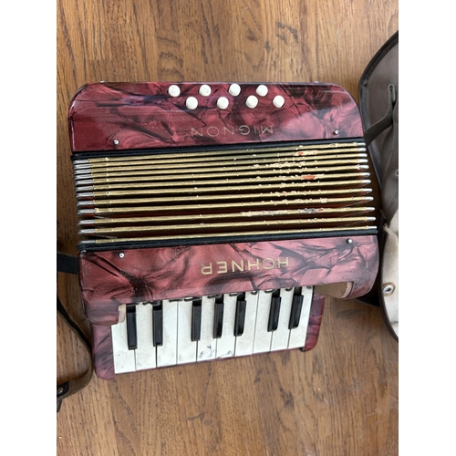 189 - Small Antique Hohner Accordion in Case - Taken Back on 21/1/2025