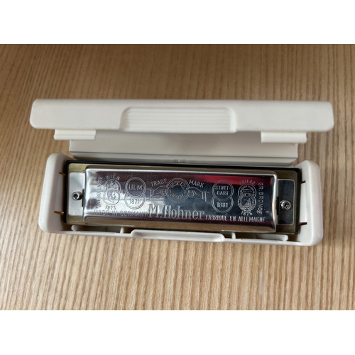 279 - Hohner Vintage Big River Harp Harmonica in Case