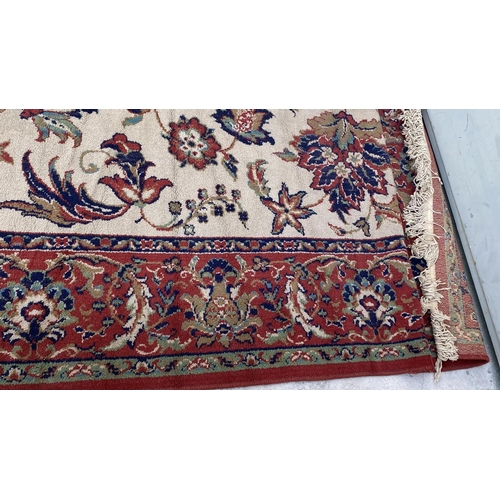 666 - Large Vintage Woollen Carpet (330 x 240cm)(A/F)