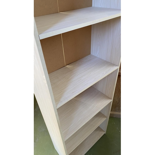 226 - Wooden 5-Shelve Bookcase (60 W. x 30 D. x 180cm H.)